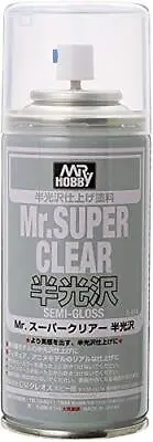 Mr. Hobby B516 Mr. Super Clear Semi Gloss Top Coat Spray Paint 170ml - US • $36.71