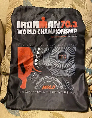 20I8 Ronman South Africa World Championship Triathlon Drawstring Bag Backpack • $10