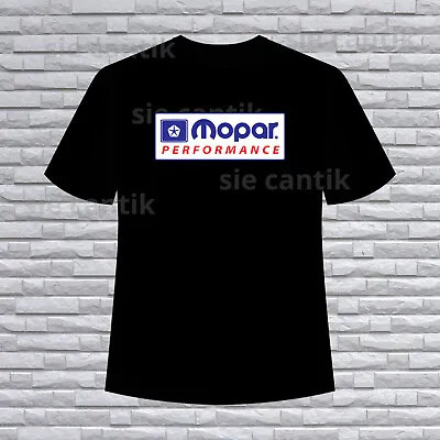 New Shirt Mopar Performance Logo Black T-Shirt Funny Size S To 5XL • $24.49