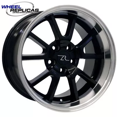 17  Black Mustang FR500 Wheels 17x9 & 17x10.5 Deep Dish Rims 1994-04 17 Inc • $749