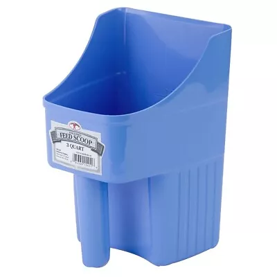 Miller Little Giant Enclosed Plastic Feed Scoop Berry-blue 3 Qt • $12.15