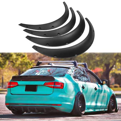 4PCS 4.5  Fender Flares Wheel Arches Extra Wide Body Kit For VW Volkswagen Jetta • $69.11