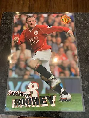 VTG Wayne Rooney MANCHESTER UNITED Laminated Soccer Football Futbal Poster • $7.99
