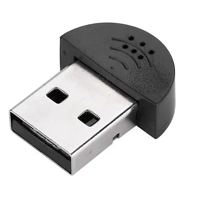 Mini USB Microphone Mic Audio Studio Recording Adapter For Laptop PC Compute BEA • $8.17