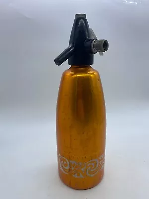 Vintage Retro Metal Soda Siphon Seltzer Bottle Made In Belgium Europe Syphon • $15.30