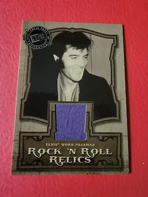 Elvis Presley Worn Purple Pajamas Swatch Piece Memorabilia Card Rock Roll Relics • $49.95