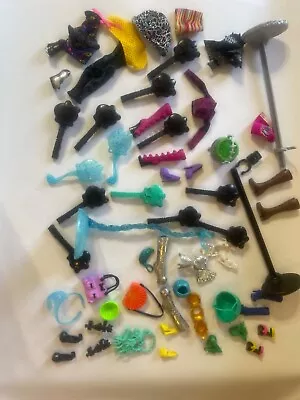 Large RARE VINTAGE Monster High Parts Lot Stands Hands Accessories & More • $26.50