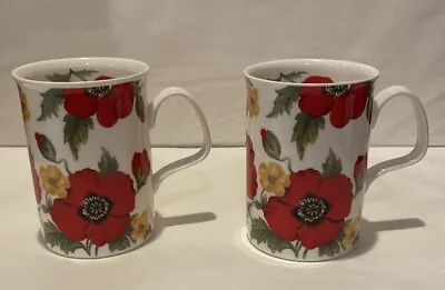 Set 2 Roy Kirkham Fine Bone China  Monet Coffee Cup Mug England • $22