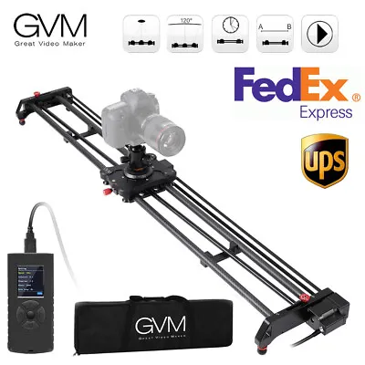GVM GR-120QD 120cm Motorized Camera Slider Track Dolly For DSLR Camera Camcorder • $529