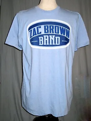 2014 Zac Brown Band Adult XL Blue World Tour Concert T-Shirt (X-Large Country) • $6.25
