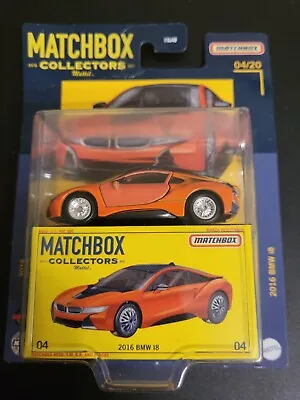 $11.98 • Buy Matchbox Collectors 2016 BMW I8 #04/20 Orange 1/64 True Tires