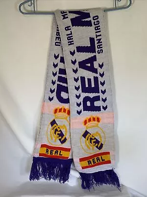 Real Madrid Scarf ~ Football Soccer ~ 30 Inches Long • $11.49