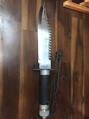 Vintage  Blade Taiwan 440 Stainless Steel Survival Knife W/ Compass & More • $35