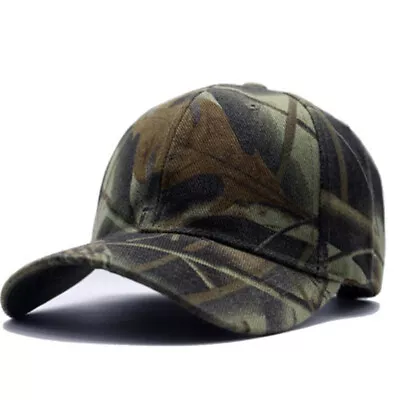 Men Camouflage EU Outdoor Army Camo Hat Baseball Cap Women Trucker Hat CZ • £6.89