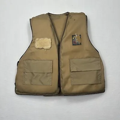VTG Stearns Fishing Vest Life Preserver Brown Chest Size 30 - 52  • $22.95