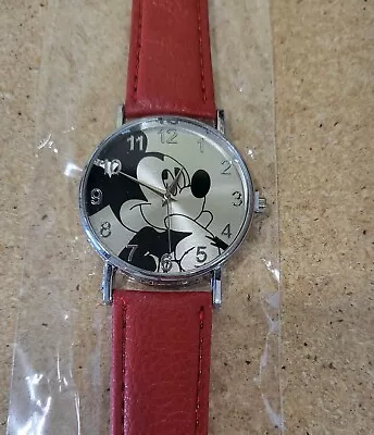 Mickey Mouse Watch Red 9 Inch Band Length • $8