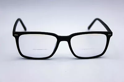 Muse Elle Shiny Black Rectangle Eyeglasses Frames 39-P9488 54-17-145 • $34.95