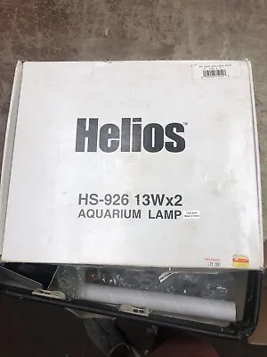 Helios Retrofit Light Reef Aquarium Lamp Fish Double Hs-926 13Wx2 • $59.99