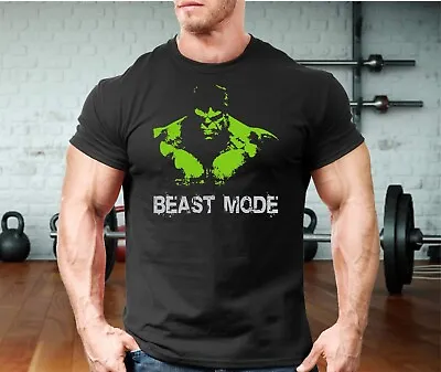 Hulk Beast Mode  T Shirt Gym Clothing Workout Training Bodybuilding Top Men • $13.66