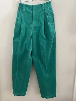 UNIQLO  Corduroy Wide-Fit Pleated Pants (MARNI) Size XS New With Tag Green Color • $44