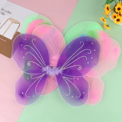 £4.87 • Buy 1Pc Fairy Dress Up Wings Butterfly Fairy Halloween Kids Dress Up Accessories