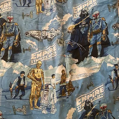 Star Wars Sleeping Bag Vintage Empire Strikes Back 1979 RARE Pattern Yoda Boba • $99