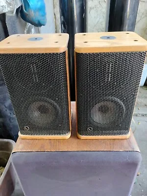 Infinity Infinitesimal Pair Of Rare Wooden Bookshelf Speakers EMIT Tweeters • $599