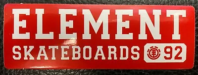 $2.99 • Buy Element Skate Surf Skateboard Decal Sticker