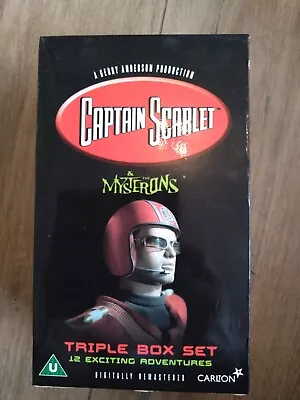 Captain Scarlet And The Mysterons VHS Triple Box Set 2001 Release  • £6.99