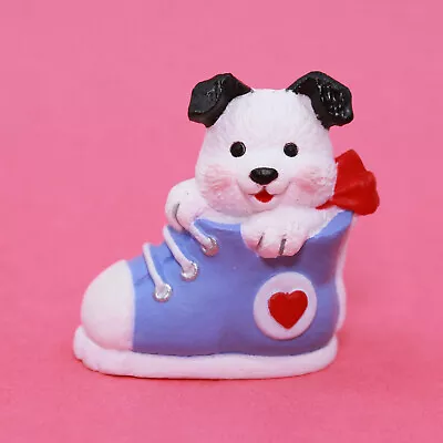 PUPPY DOG IN SHOE - Hallmark Merry Miniatures Valentine's Day Figure • $4.99