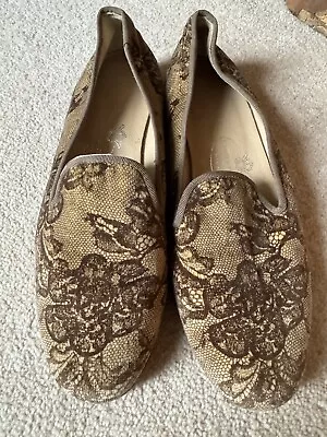 Beautiful Stubbs & Wootton Velvet Smoking Slippers Shoes Size US 7.5 - UK 5 • £28