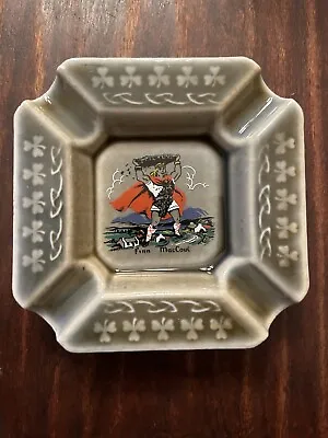 Vintage Wade Co Irish Porcelain 4” Ashtray Finn MacCoul/Shamrocks; Ireland • $10.99