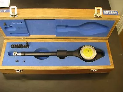 Fowler/Bowers Metric 22-50mm/.002mm Dial Bore Gage Set W/ Case - FO23 • $269.98