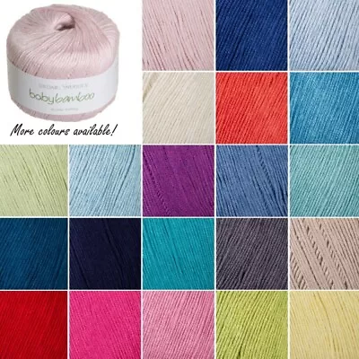 £4.74 • Buy Sirdar Baby Bamboo DK Yarn Knitting Double Knit Wool Crochet 50g Ball