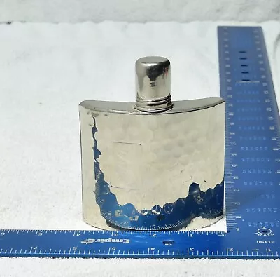 Vintage Hammered AHS Hip Flask • $17.99