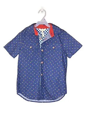 NWT Boys Matilda Jane Cherry On Top Button Up Shirt Size 6 MJ-178 • $22