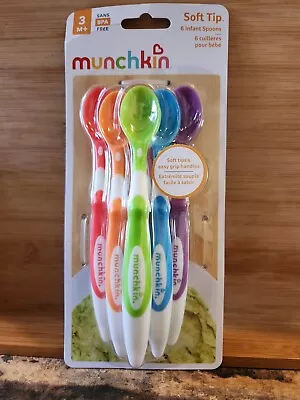 Munchkin  Soft-Tip Infant Spoons - Multi-Color (Pack Of 6) Baby  • $8