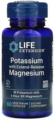 Life Extension Potassium With Extend-Release Magnesium - 60 Vcaps • £22.48