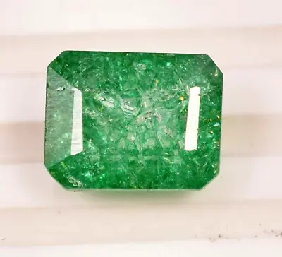 10.40 Ct Natural Green Colombian Emerald Certified Untreated Unheated Gemstone • £38.34