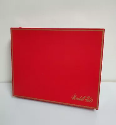 Marshall Fields Gold Logo Red Rectangle Paper Gift Box 11 X 9 X 2   • $14