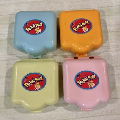 4 Vintage 1997 Pokemon Polly Pocket Compact Play Set Mini Toys Collectibles • $260