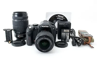 £202.80 • Buy PENTAX K K-r 12.4MP Digital SLR Camera 18-55mm 55-300mm Twin Lens Kit [Exc]