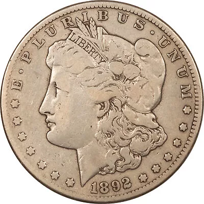 1892-cc Morgan Dollar - Circulated Carson City! • $215