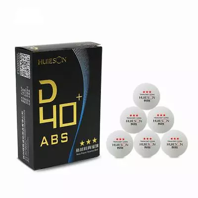 10X 3 Star D40+mm New Material ABS Table Tennis Ping Pong Ball Training Ball AU • $11.12