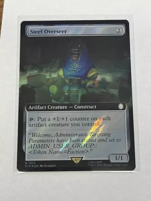 Steel Overseer Extended Art Surge Foil Universes Beyond: Fallout #1015 • $7.44