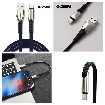 $4.95 • Buy 25cm Short USB-C 3.1 Type C Multi Data Cable Fast Charge For Samsung HTC Phone