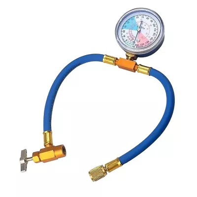R134A Recharge Hose Car Air Conditioning Recharge Measuring Kit Hose Gas Gauge • $26.07