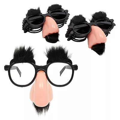 12 Pack Funny Glasses With Mustache Halloween Costume Accessories • $14.99