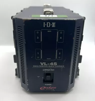 IDX VL-4S 4 Way Channel Quick Charger For V Mount V Lock Batteries Battery • £26