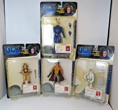 The TICK Arthur Batmanuel Captain Liberty I.P. Daley Patrick Warburton Figures • $59.89